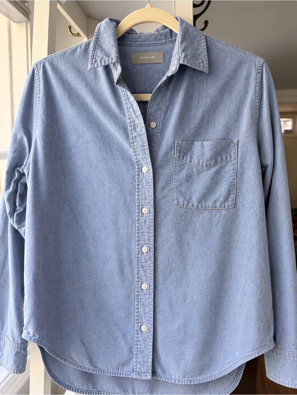 Everlane Light Blue Chambray Button-Down Shirt
